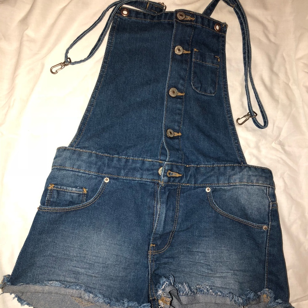 Overall Jean shorts